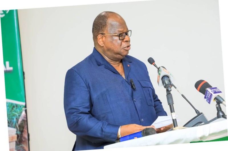 Le ministre des Eaux et Forêts Laurent Tchagba