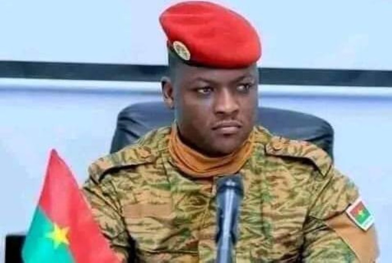 Le Capitaine Ibrahim Traoré, président de la transition Burkinabè 
