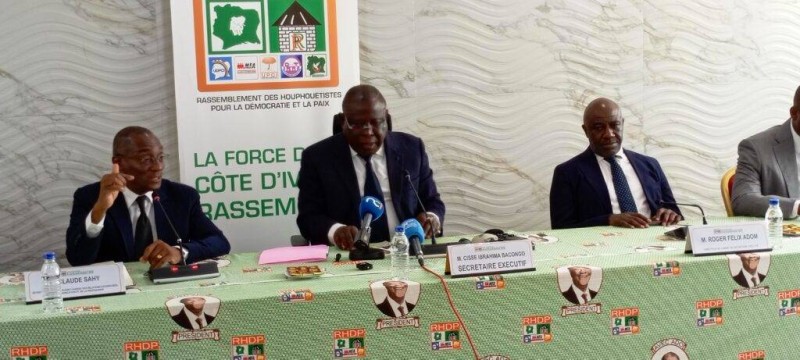 Cissé Bacongo, secrétaire exécutif du Rhdp. (DR)