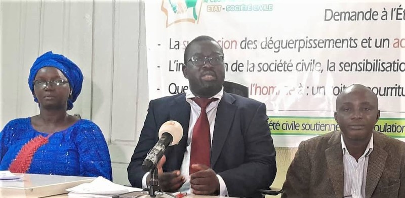 N’Da N’Guessan Joël, président du Collectif des organisations de la société civile.