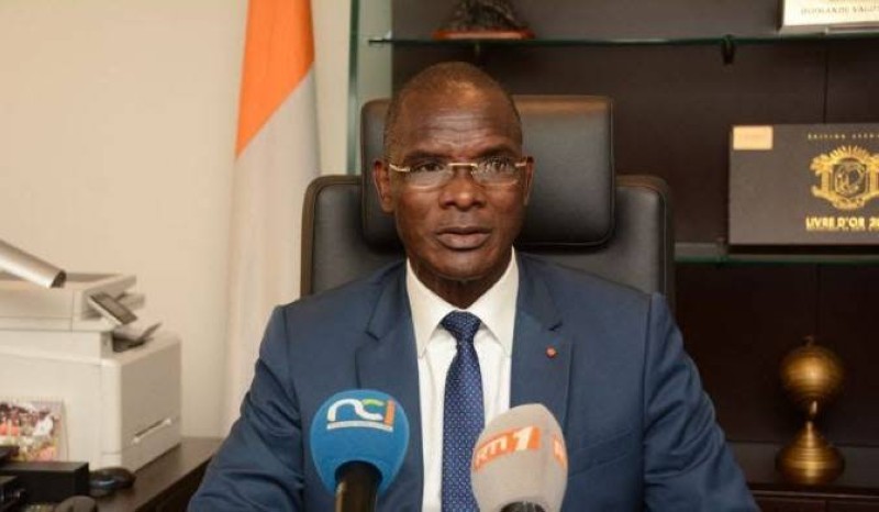 Le ministre de l'Interieur et de la Sécurité,Diomandé Vagondo