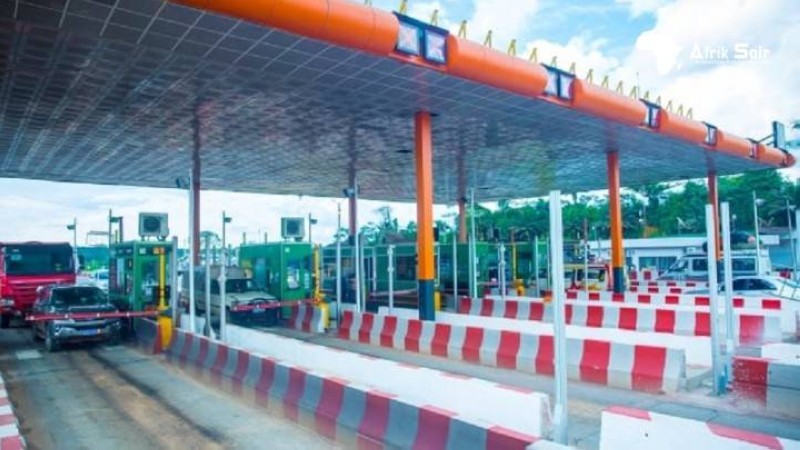 La vue d'un poste de péage en Côte d'Ivoire. (Ph: Dr)