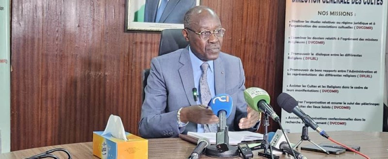 Bamba Messamba, directeur général des cultes, a livré quelques informations sur les préparatifs du Hadj 2024. (Ph: Dr)