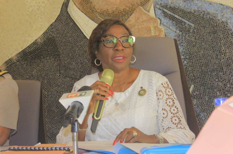 Kandia Camara, maire de la commune d'Abobo. (DR)