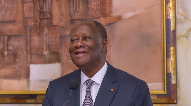 Le Président Ouattara souhaite une bonne de fête du travail à tous les Ivoiriens. (Ph: Dr)