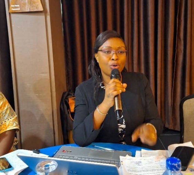 Le Juge N'Guessan Marie Michèle a expliqué la procédure de liquidation. (DR)