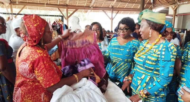 La sénatrice Kandia Camara a montré l'exemple. (Ph: Dr)