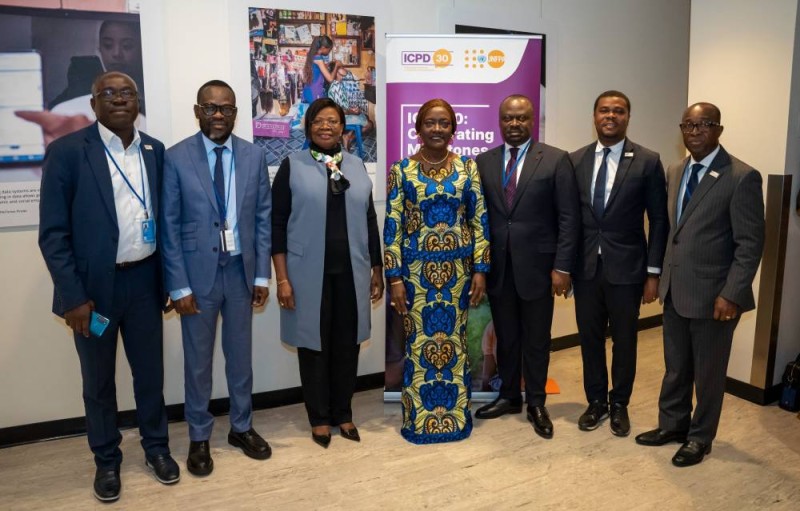 Délégation de la Côte d’Ivoire – Représentation de la Mission permanente de Côte d’Ivoire à l’ONU – UNFPA. (Ph: Dr)