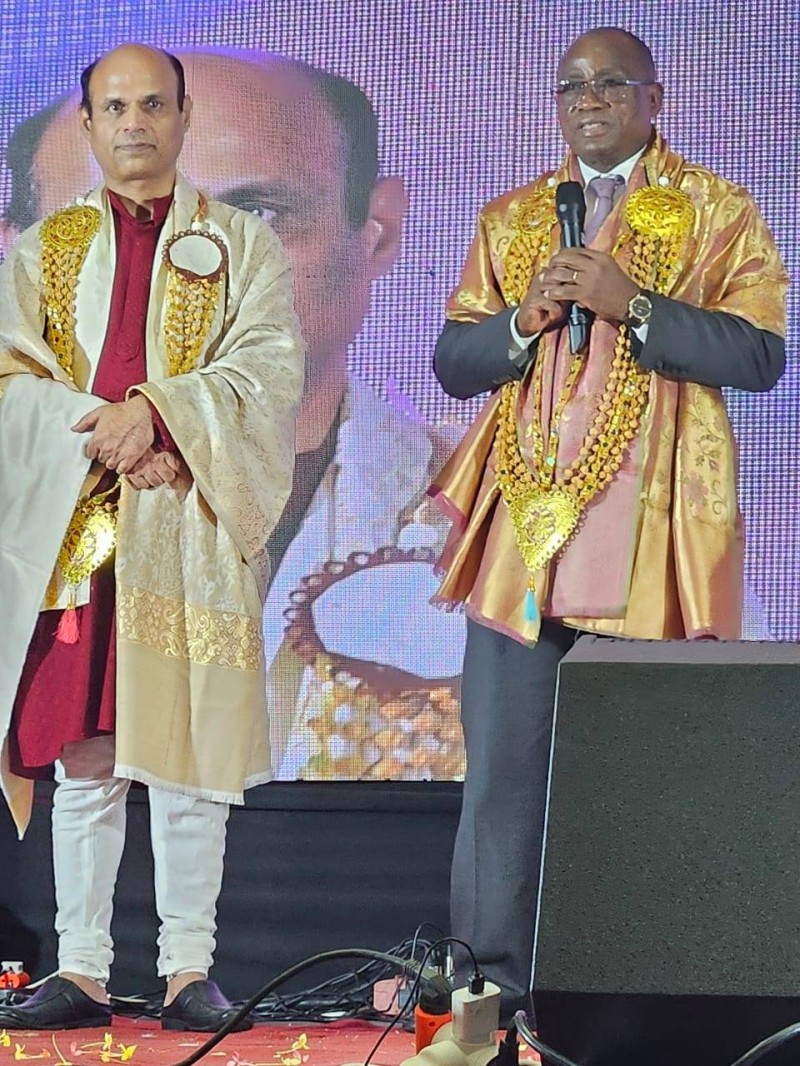 À la faveur du nouvel an indien, le ministre Koffi N'Guessan a traduit la qualité des relations qui unissent ce pays à la Côte d'Ivoire. (Ph: Dr)