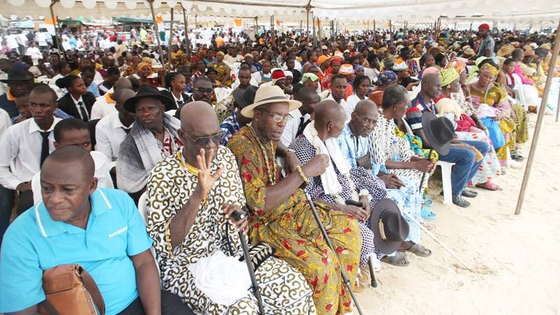 La population est sortie en grand nombre pour ne pas se faire conter l'événement. (Ph: Abdoulaye Coulibaly)