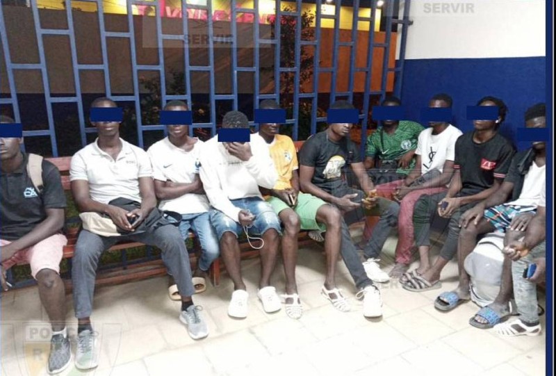 Les individus interpellés ont été conduits à la préfecture de police d'Abobo. (Ph: Dr)