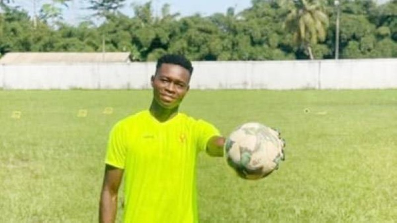 Otoufo Yao Sakiel Yayra, gardien de but de l'Alliance FC d'Abengourou. (Ph: Dr)
