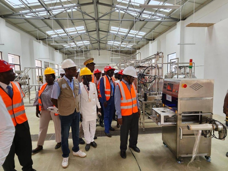 Le Prof N'Guessan Koffi visite les chantiers