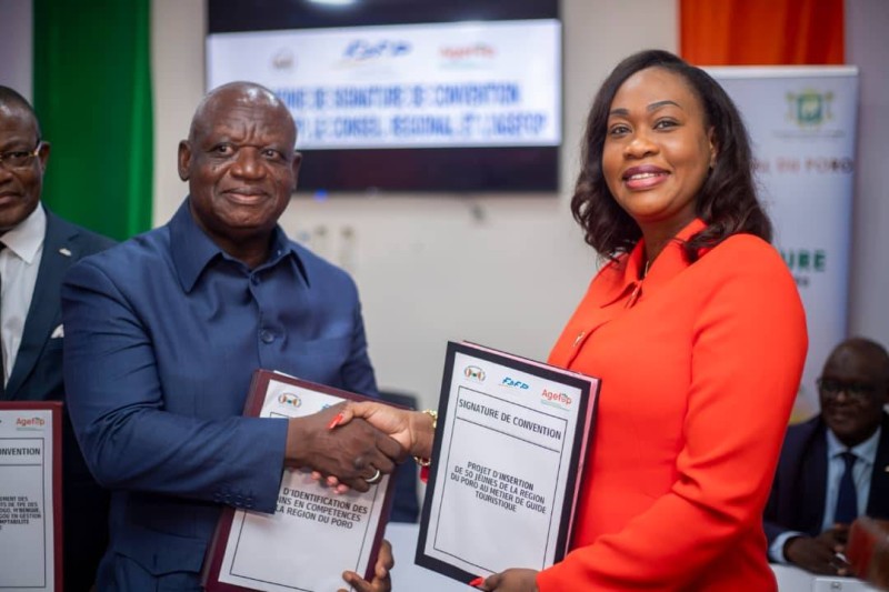 Karitia Coulibaly De Medeiros a expliqué que, le conseil régional du Poro, dans le cadre de sa stratégie de développement, a élaboré avec le soutien et l’expertise de l’Agefop,