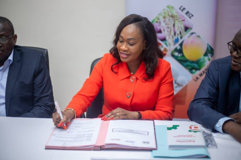 La directrice générale de l’Agefop, Karitia Coulibaly De Medeiros, s’est félicitée du choix porté sur sa structure comme cheville ouvrière de la mise en œuvre de ces projets. (DR)