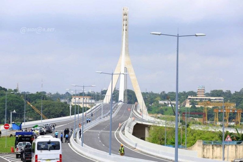 Une vue du pont Alassane Ouattara. (Ph: Dr)