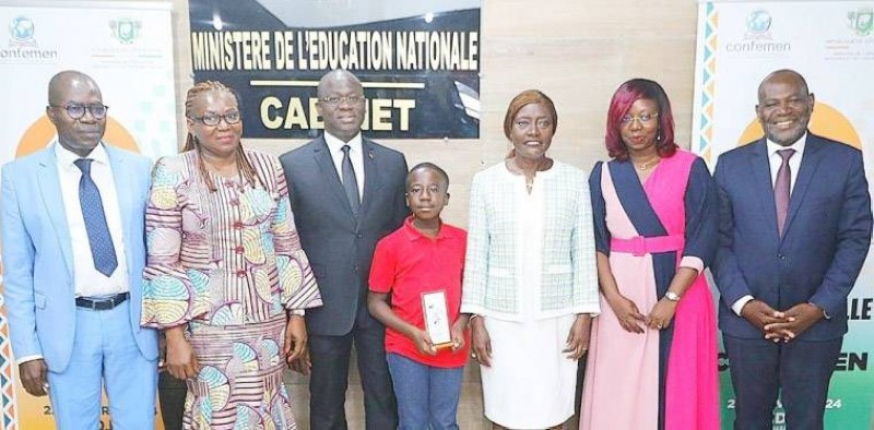 La victoire du jeune élève Krecoum Loevan Niels Samuel à la 24e session du concours international de la dictée Paul Gérin-Lajoie (Pgl), est la confirmation de l’opportunité du rétablissement de la dictée dans les écoles primaires. (Ph: Dr)