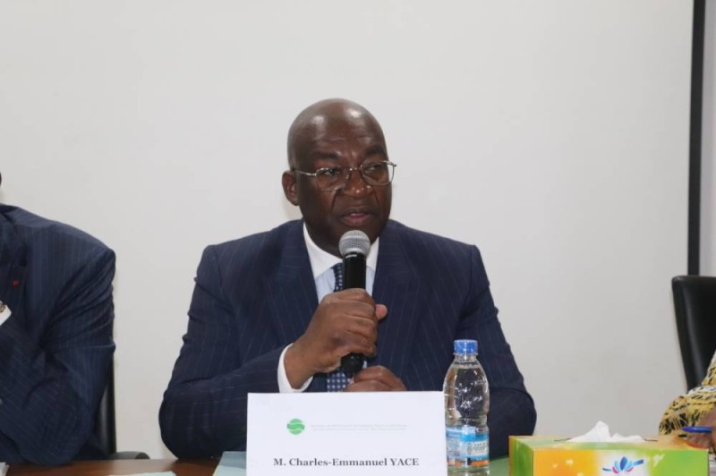 Charles-Emmanuel Yacé,  président du Conseil d’Administration de l’APROMAC. (Ph: Dr)