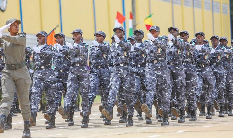 Les recrues engagées au services de la nation. (Ph: DGPN)