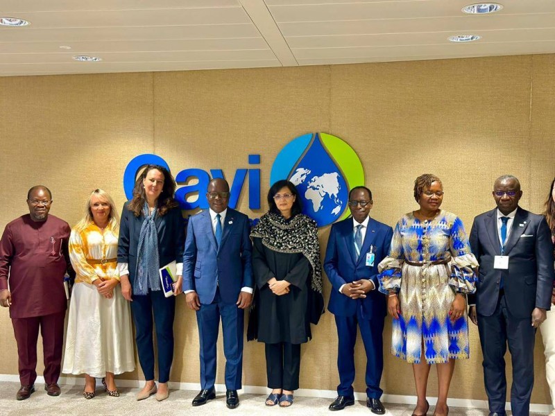 Les représentants de Gavi et la délégation de la Côte d'Ivoire. (Ph: Dr)