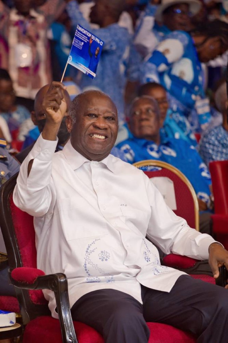 Laurent Gbagbo, candidat du PPA-CI à la présidentielle de 2025. (DR)