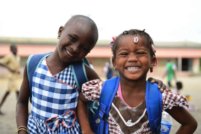 Les fillettes à l'école. (DR)
