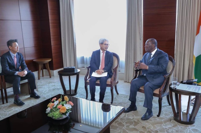 Rencontre avec le président de la Banque d’Import-Export de Corée, Yoon Hee-sung. (Ph: Dr)