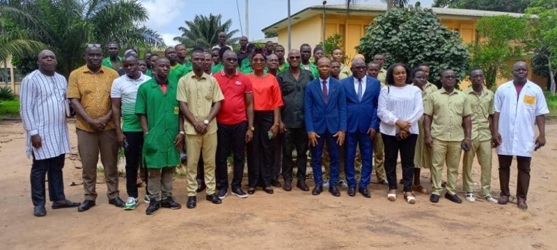 Le comité tripartite. (Ph: Dr)