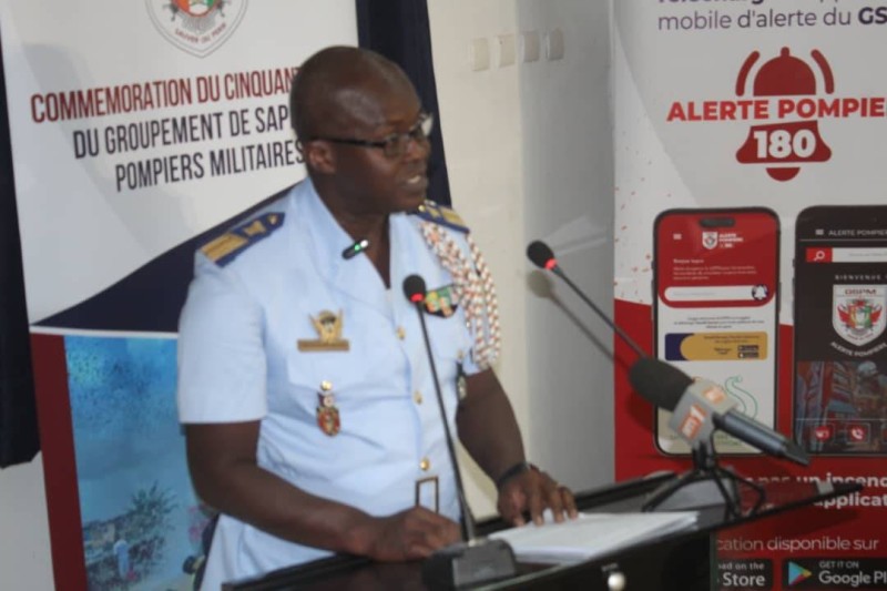 Le commandant du Gspm, le colonel Amorassani Maxime. (Dr)