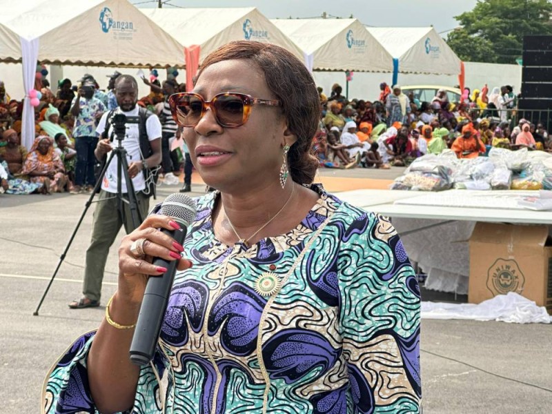 Kandia Camara, maire de la commune d'Abobo. (DR)