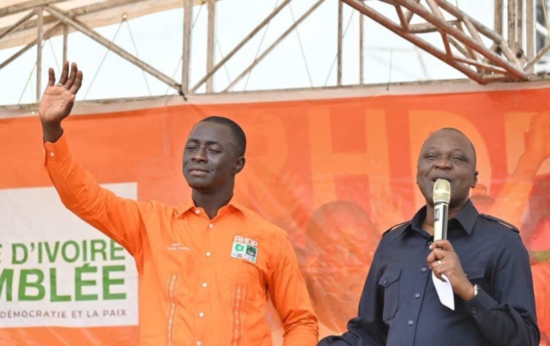 Le président de l'Uj-Rhdp félicité par le ministre Amadou Koné
