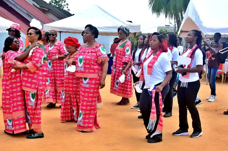 La célébration des femmes de l’Association des sœurs unies (Asus) s’est déroulée dans une ambiance festive. (DR)