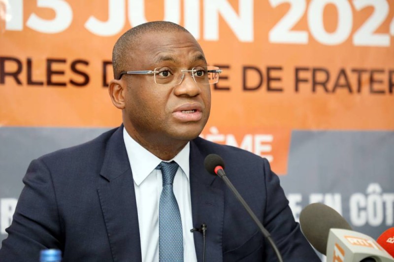 M. Sidi Touré, ministre des Ressources animales et halieutiques. (Ph: Honoré Bosson)