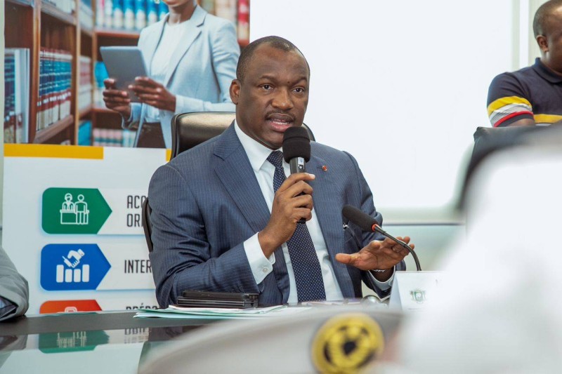Mamadou Touré, ministre de la Promotion de la jeunesse, de l'Insertion professionnelle et du Service civique. (Ph: Dr)