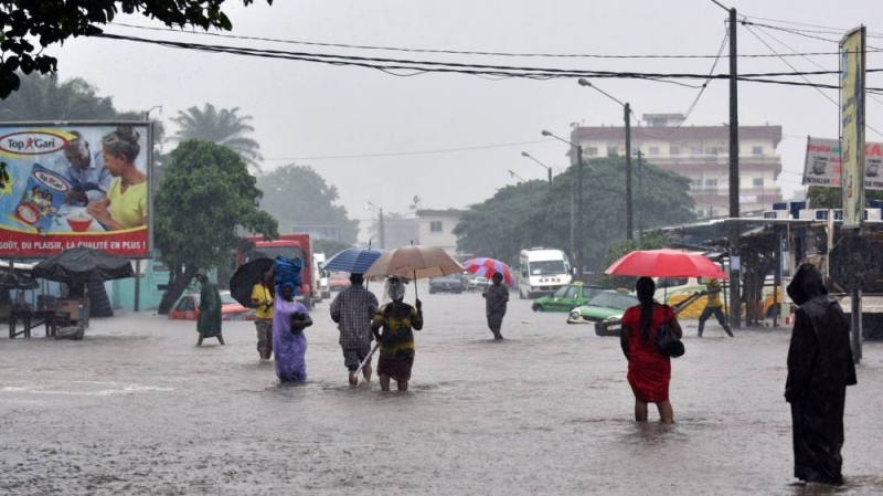 Pluie à Abidjan. (Ph: Dr)