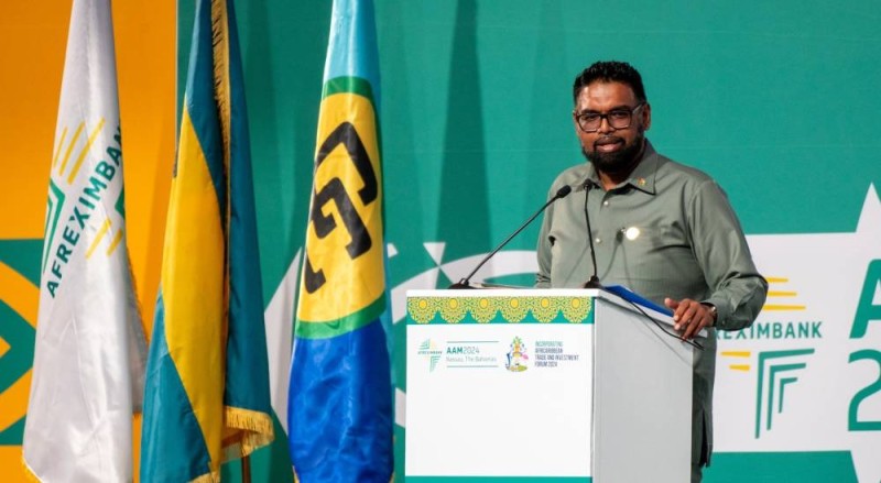 S.E. M. Mohamed Irfaan Ali, Président de la République coopérative du Guyana et Président de la Conférence des Chefs de gouvernement de la Communauté des Caraïbes (CARICOM)