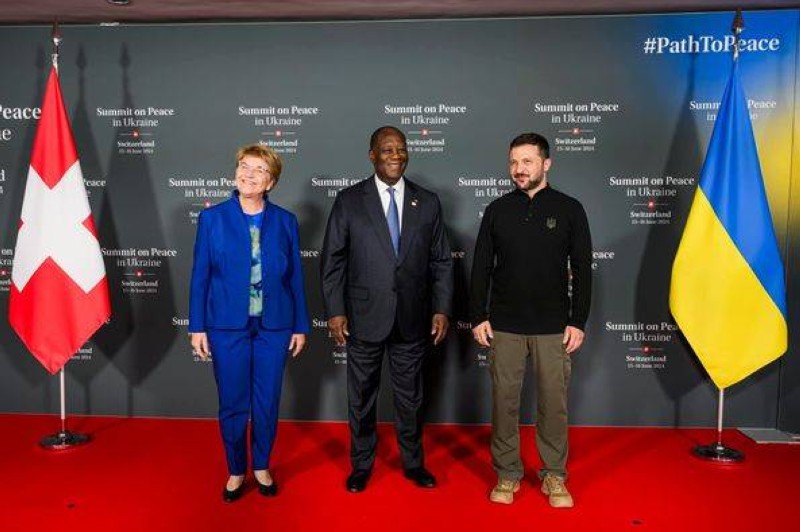 Le chef de l'Etat ivoirien a échangé avec  son  homologue ukrainien, Volodymyr Zelensky(Photo DR)