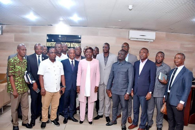 La ministre Mariatou Koné et ses hôtes se sont félicités de la rencontre (Photo Dr)