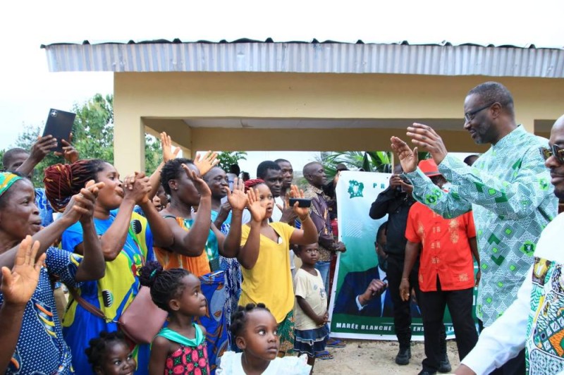Tidjane Thiam à Soubré