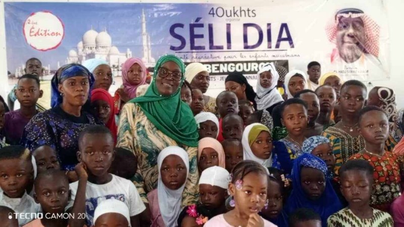 Bamba Afsatou, la promotrice de ‘’ Séli Dia’’ ont communié à la faveur de cette évènement. (DR)