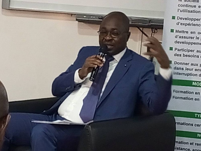 Soro Gninagafol, directeur général de la fonction publique et conférencier du jour. (DR)