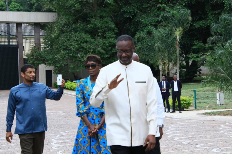 Tidjane Thiam anime un meeting ce samedi 22 juin 2024 à Soubré. (Ph: Dr)