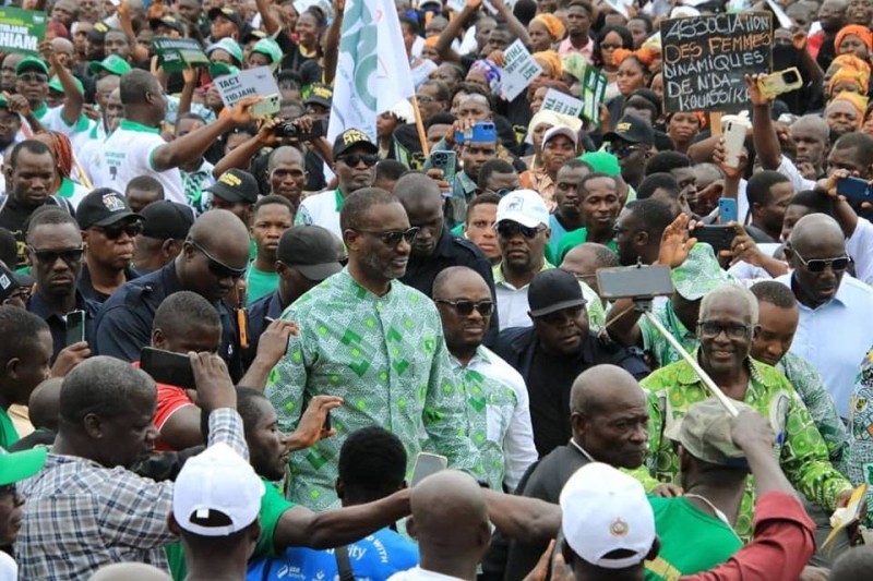 Le président du Pdci-Rda Tidjane Thiam