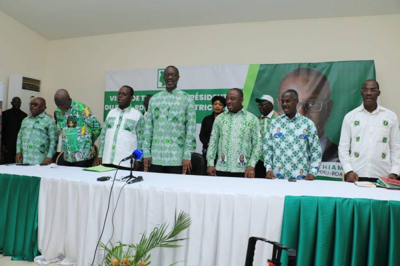 Les cadres du Pdci-Rda sont en atelier de formation à Dabou. (Ph: Sébastien Kouassi)