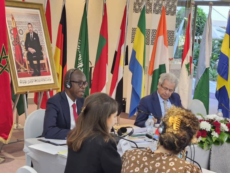 Le président de la Habg, Epiphane Zoro Bi Ballo, en modérant un des panels de cette initiative, a partagé son expertise avec les participants. (Ph: Dr)