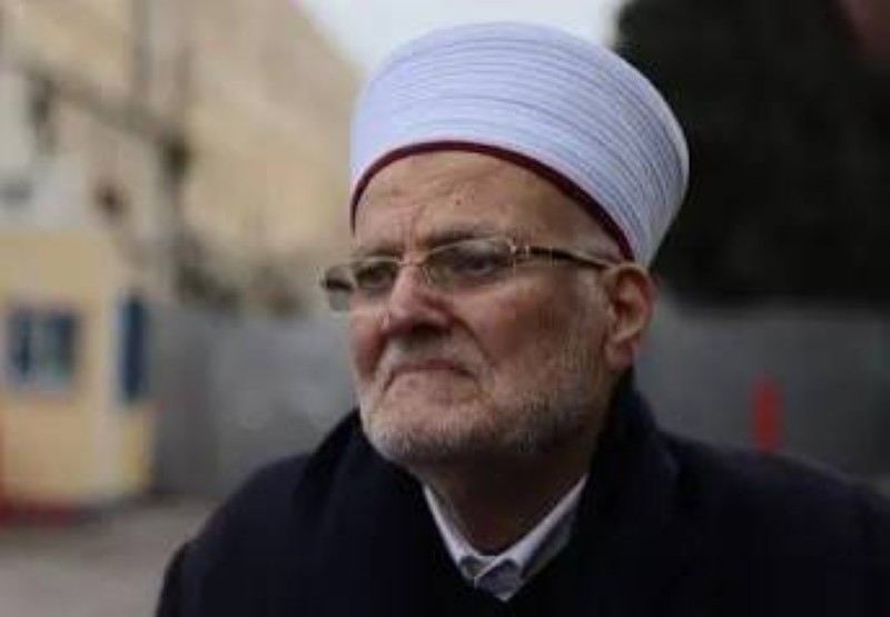 Cheickh Ekrima Sa'id Sabri Grand mufti de Jérusalem. (Ph: Dr)