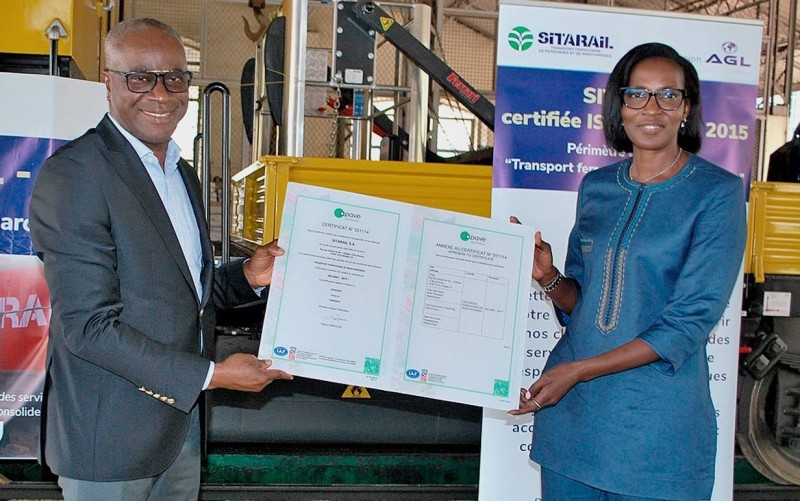 La certification reçue par la directrice d'Agl (Ph: Dr)