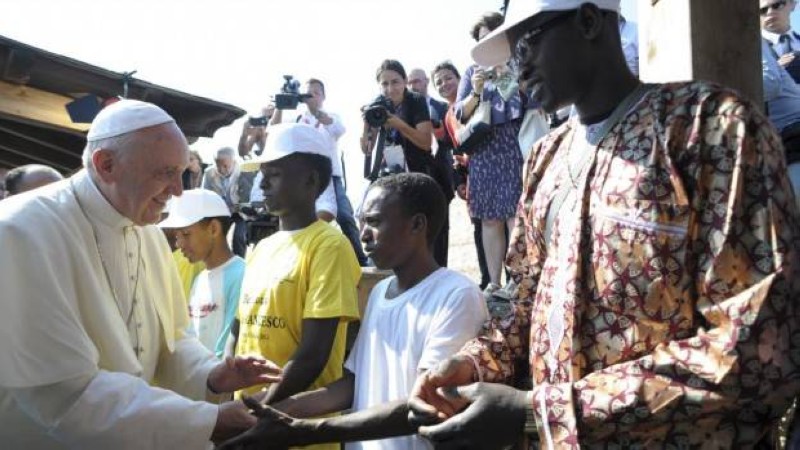 Le Pape François lors la 100e journée mondiale des migrants