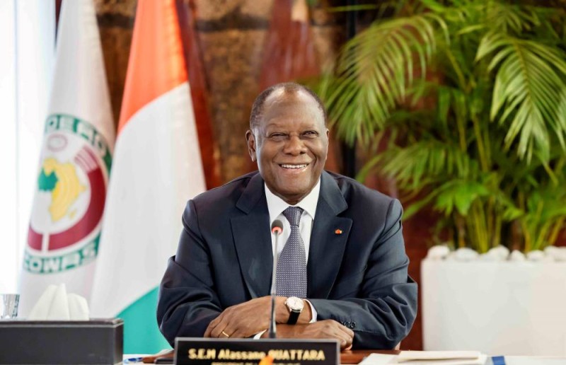 Le Président Alassane Ouattara