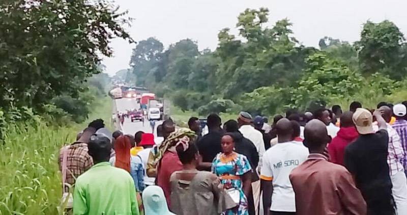 La collision a fait 13 personnes calcinées. (Ph: AIP)